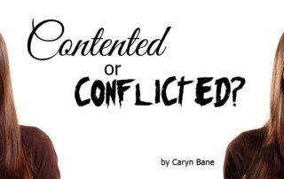 contented or conflicted caryn bane