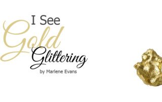 i see gold glittering