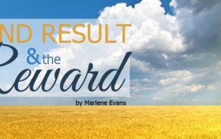 the end result and the reward marlene evans