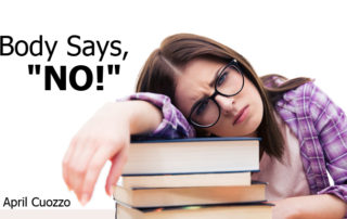 when my body says no