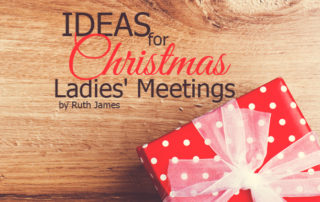 ideas for christmas ladies' meetings